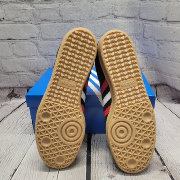 adidas Samba OG Core Black Better Scarlet - Picture 7 of 9